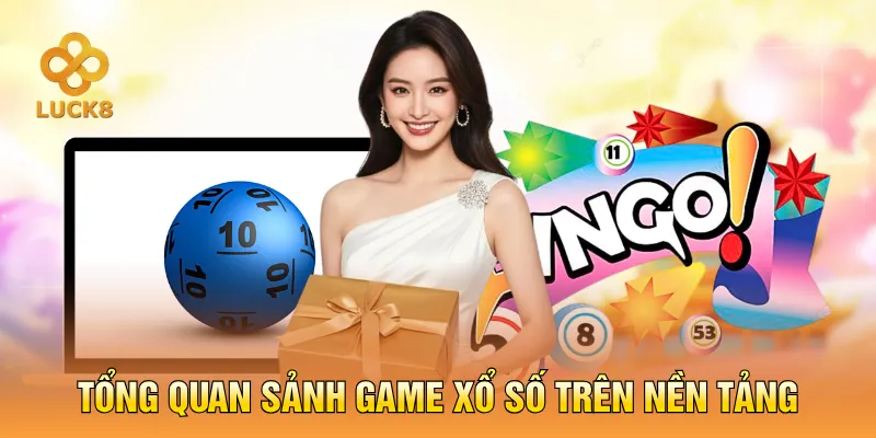 Tổng quan sảnh game xổ số trên nền tảng